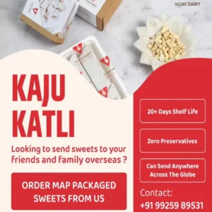 Kaju Katli Sweets For Overseas Pack